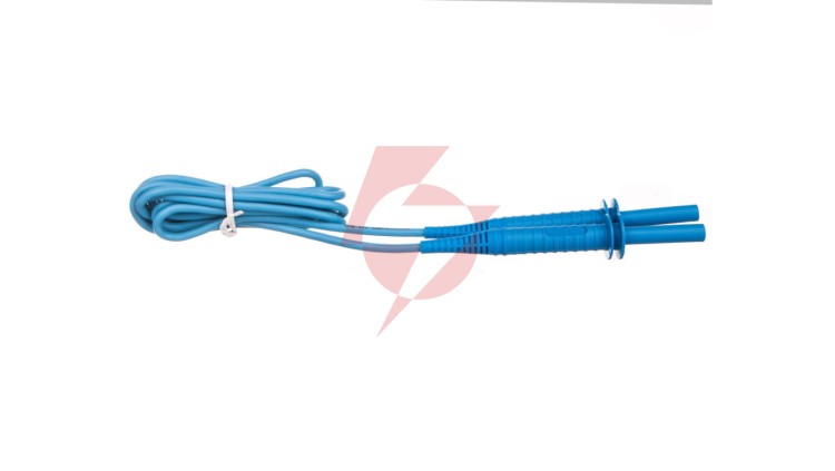 Przewód pomiarowy 1,8m niebieski 5kV /wtyki bananowe/ WAPRZ1X8BUBB
