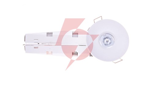 Oprawa awaryjna LED 1W 3h AXEP ECO IP20/20 1W (opt. otwarta) jednozadaniowa biała AXPO/1W/E/3/SE/X/WH