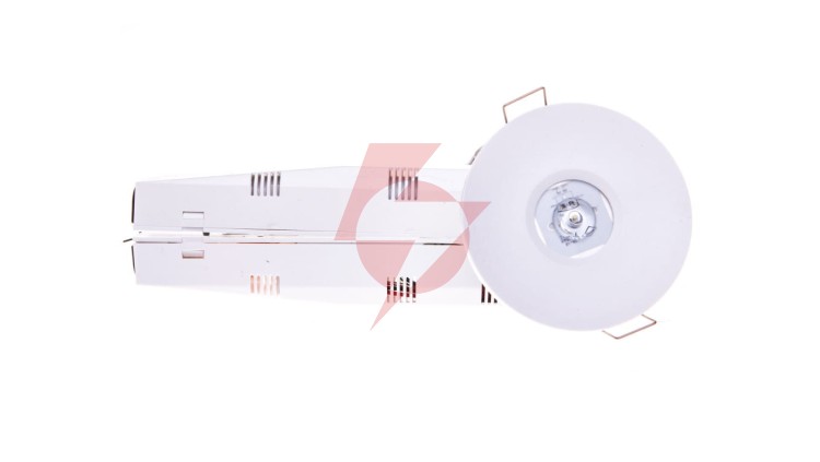 Oprawa awaryjna LED 1W 3h AXEP ECO IP20/20 1W (opt. otwarta) jednozadaniowa biała AXPO/1W/E/3/SE/X/WH