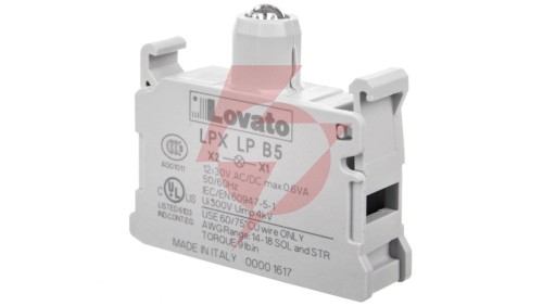 Oprawka z LED żółta 12-30V AC/DC LPXLPB5