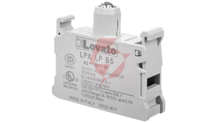 Oprawka z LED żółta 12-30V AC/DC LPXLPB5