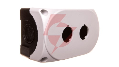 Obudowa kasety 2-otworowa 22mm szara IP67 LPZP2A8