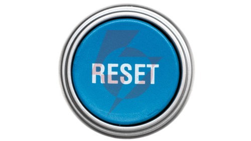 Napęd przycisku niebieski /RESET/ z samopowrotem LPCB1196