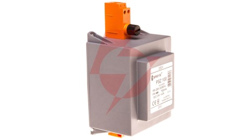 Transformator 1-fazowy bezpieczeństwa PSZ 100 230/ 24V 4,2A, na szynę DIN, IP30, Ta 40, 16024-9950