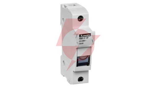 Podstawa bezpiecznikowa 1P 32A do wkładek cylindrycznych 10x38mm FB01F1P