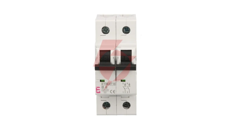 Wyłącznik nadprądowy 2P B 6A 10kA AC ETIMAT10 002123712