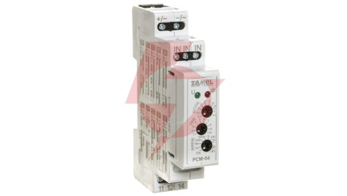 Przekaźnik czasowy 16A 0,1sek-10dni 24V AC/DC PCM-04 /24V EXT10000082