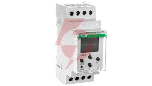 Przekaźnik czasowy 2x16A 1sek-99h 24-264V AC/DC STP-541