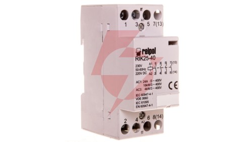 Stycznik modułowy 25A 4Z 0R 230V AC/DC RIK25-40-230 2608213