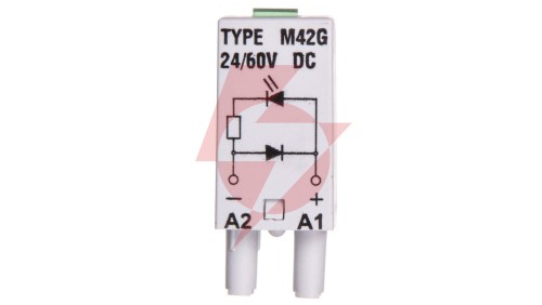 Moduł sygnalizacyjny LD (diody: LED zielony + D) 24-60V DC M42G szary 854843