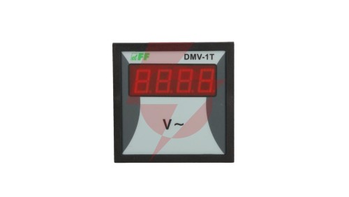 Woltomierz 1-fazowy cyfrowy 0-600V AC dokładność 1 DMV-1T
