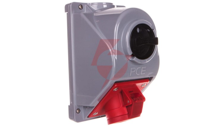 Gniazdo stałe z wyłącznikiem 0-1 16A 4P 400V IP44 COMBO-POL 96061440W