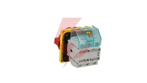 Rozłącznik główny/awaryjny 3P 25A 9.5kW AC23A 400V montaż tablicowy pokrętło żółto-czerwone 4 otwory 3LD2103-0TK53