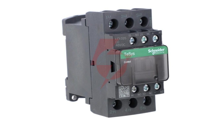 TeSys Deca Stycznik mocy 25A 3P 48V DC 1Z 1R LC1D25ED
