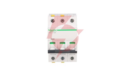 Wyłącznik nadprądowy 3P C 32A 10kA AC iC60H-C32-3 Acti9 A9F07332