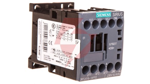 Stycznik mocy 9A 3P 230V AC 0Z 1R S00 3RT2016-1AP02