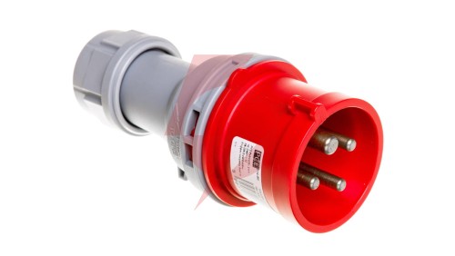 Wtyczka przenośna 16A 4P 400V czerwona IP44 TURBO SHARK 014-6TT