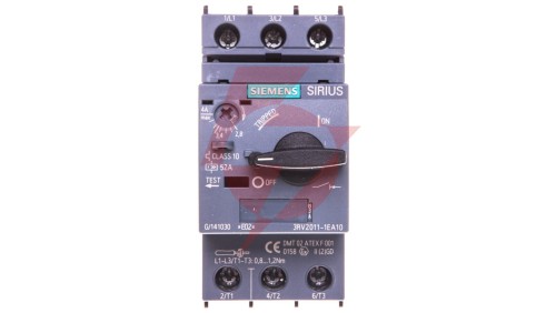Wyłącznik silnikowy 3P 1,5kW 2,8-4A S00 3RV2011-1EA10