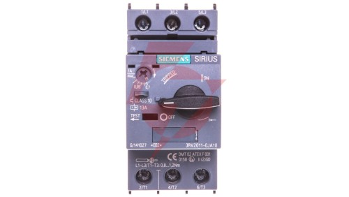 Wyłącznik silnikowy 3P 0,25kW 0,7-1A S00 3RV2011-0JA10