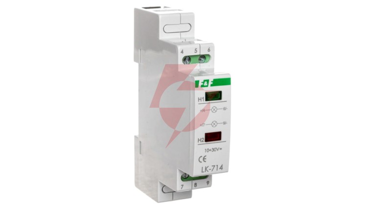 Lampka modułowa 1-fazowa zielona/czerwona 10-30V AC/DC LK-714-10-30V