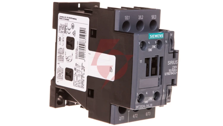 Stycznik mocy 12A 3P 230V AC 1Z 1R S0 3RT2024-1AL20