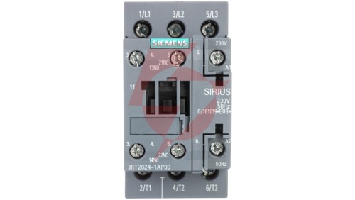 Stycznik mocy 12A 3P 230V AC 1Z 1R S0 3RT2024-1AP00