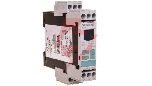 Przekaźnik kolejności, zaniku i asymetrii faz, kontrola nad-/podnapięciowa 2P 0,1-20s 160-690V AC z LCD 3UG4616-1CR20