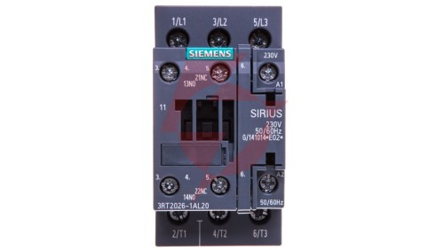 Stycznik mocy 25A 3P 230V AC 1Z 1R S0 3RT2026-1AL20