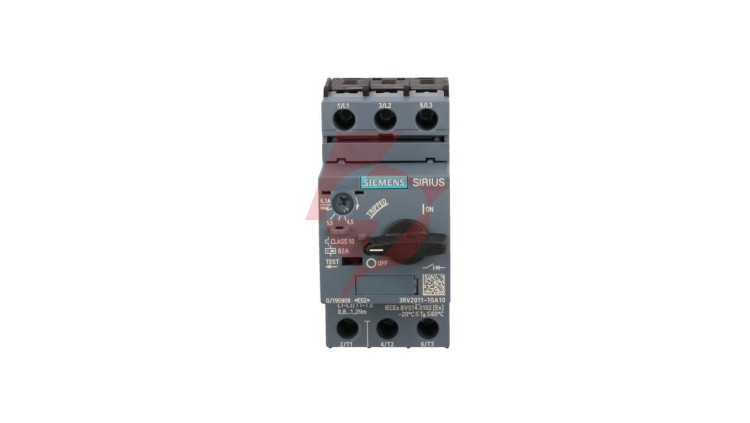Wyłącznik silnikowy 3P 2,2kW 4,5-6,3A S00 3RV2011-1GA10