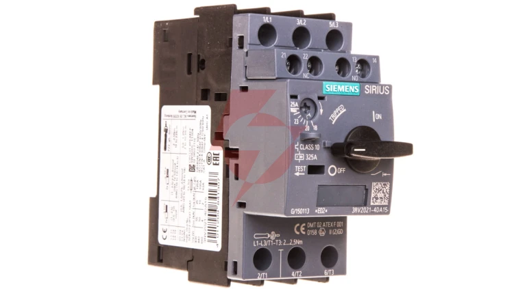 Wyłącznik silnikowy 3P 12,5kW 20-25A 1Z 1R S0 3RV2021-4DA15