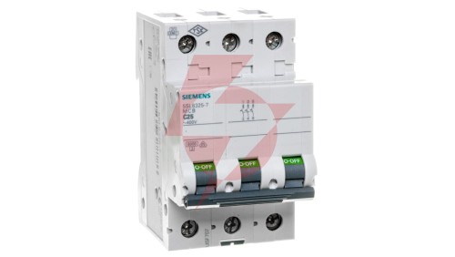 Wyłącznik nadprądowy 3P C 25A 6kA AC SENTRON 5SL6325-7
