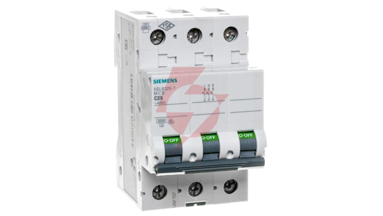 Wyłącznik nadprądowy 3P C 25A 6kA AC SENTRON 5SL6325-7