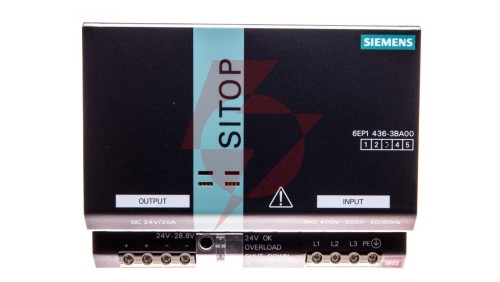 Zasilacz impulsowy SITOP Modular wej.320-550V AC wyj. 24VDC 20A ATEX EX II 6EP1436-3BA00