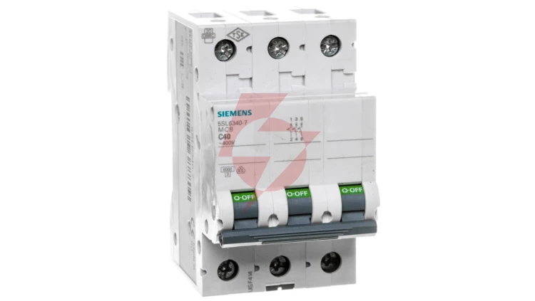 Wyłącznik nadprądowy 3P C 40A 6kA AC SENTRON 5SL6340-7