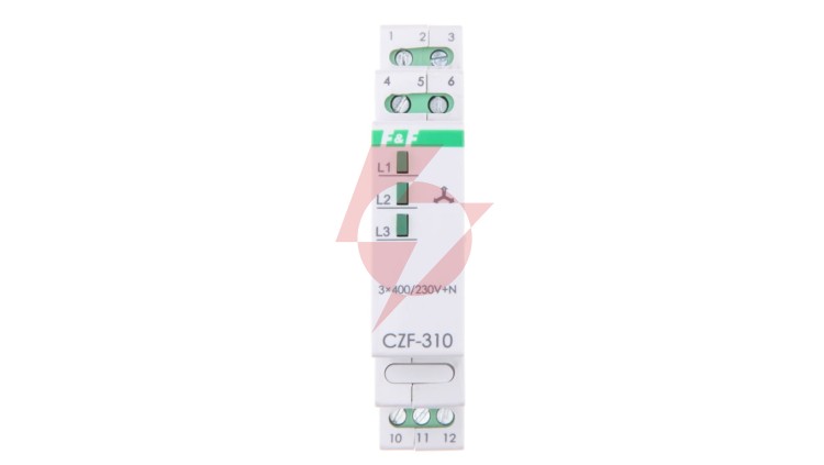 Przekaźnik zaniku i asymetrii faz 10A 1P 4sek 55V CZF-310