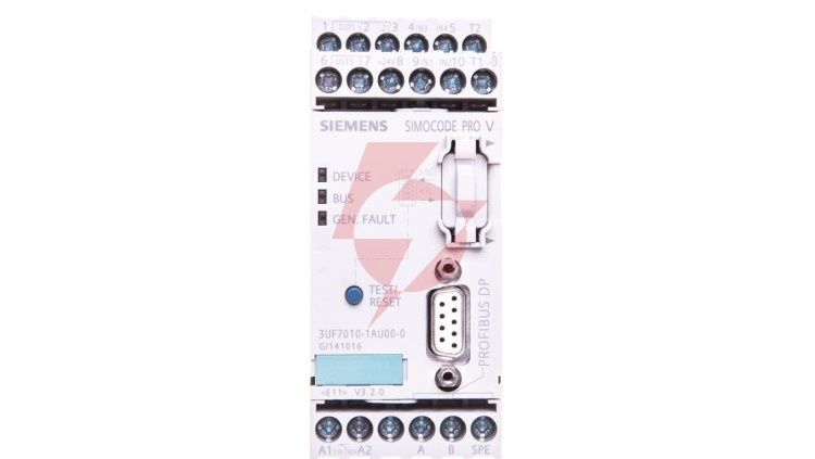 Elektroniczny moduł zabezpieczający silnik 4we/3wy 110-240V AC/DC PROFIBUS RS485 rozszerzeniowy 3UF7010-1AU00-0
