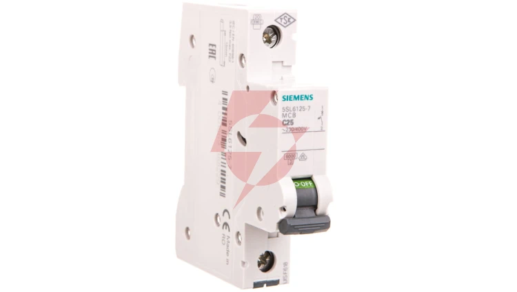 Wyłącznik nadprądowy 1P C 25A 6kA AC SENTRON 5SL6125-7