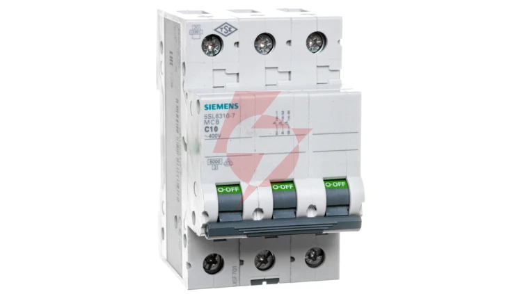 Wyłącznik nadprądowy 3P C 10A 6kA AC SENTRON 5SL6310-7