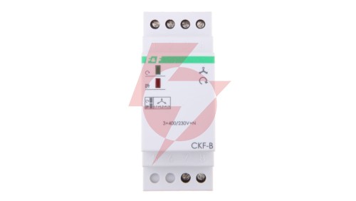Przekaźnik kolejności, zaniku i asymetrii faz 10A 1Z 4sek 55V CKF-B
