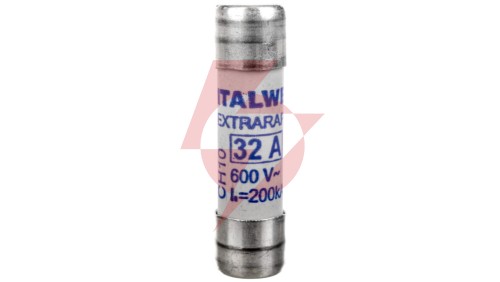 Wkładka bezpiecznikowa cylindryczna 10x38mm 32A aR 600V CH10UQ 002625015