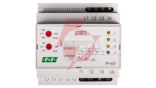Automatyczny przełącznik faz do współpracy ze stycznikami PF-451
