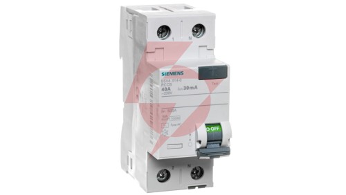 Wyłącznik różnicowoprądowy 2P 40A 0,03A Typ AC 30mA 230V SENTRON 5SV4314-0