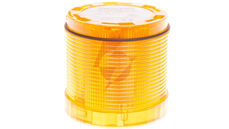 Moduł świetlny do kolumny sygnalizacyjnej 70mm LED żółty światło ciagłe 24V AC_DC IP65 8WD4420-5AD