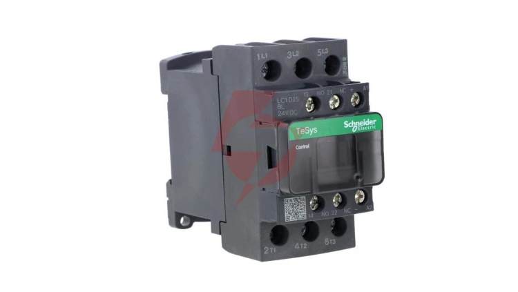 TeSys Deca Stycznik mocy 25A 3P 24V DC 1Z 1R LC1D25BL