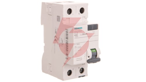 Wyłącznik różnicowoprądowy 2P 63A 0,03A Typ AC 30mA 230V 5SV4316-0
