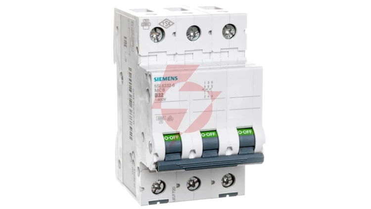 Wyłącznik nadprądowy 3P B 32A 6kA AC SENTRON 5SL6332-6