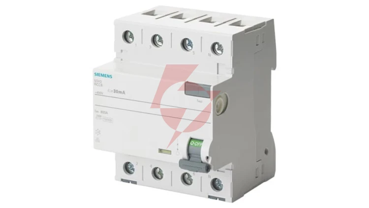 Wyłącznik różnicowoprądowy 4P 40A 0,03A typ A 30mA 400V SENTRON 5SV3344-6