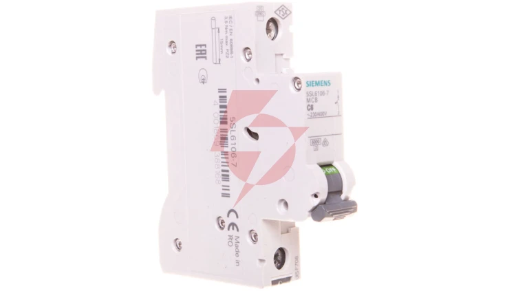 Wyłącznik nadprądowy 1P C 6A 6kA AC SENTRON 5SL6106-7