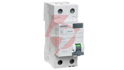 Wyłącznik różnicowoprądowy 2P 25A 0,03A Typ AC 30mA 230V SENTRON 5SV4312-0