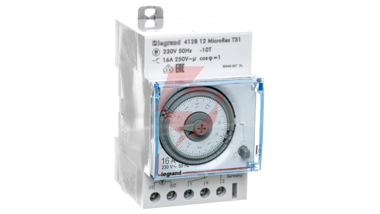Programator analogowy 16A 250V dobowy jednokanałowy MicroRex 412812